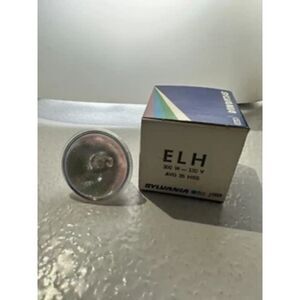 ELH photo A/V projector lamp projection 2 light bulbs 120v 300w, Sylvania brand